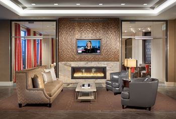 Relaxing residents lounge