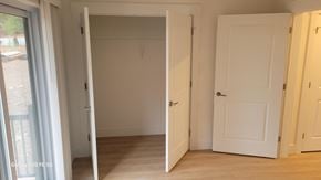 Bridgewater apartment for rent - A room with a white door and a white wall.