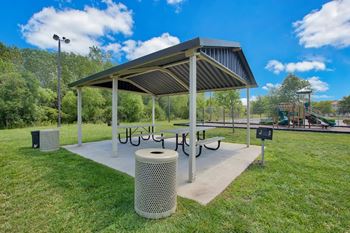 Pavillion with bbq