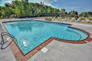 Resort style swimming pool