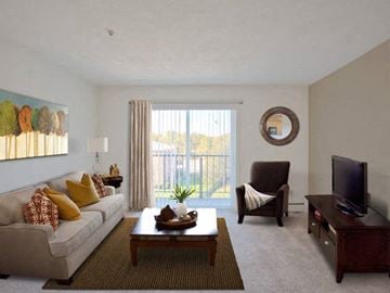 Weymouth apartment for rent - a living room with a couch and a television