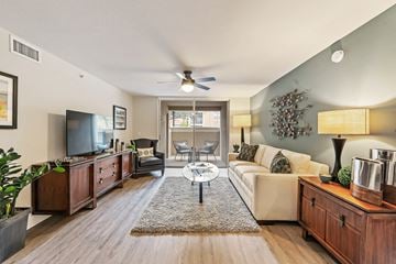 Miami Lakes apartment for rent - a living room with a couch and a tv