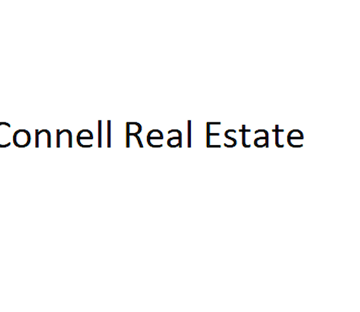 Raeford house for rent - A white background with the words "Connell Real Estate" written in black.