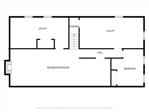 Floor plan for 4 beds, 2 baths, 2400 sqft