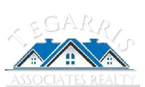Henderson house for rent - A logo for Tegarris Associates Realty featuring a house.