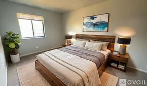 Muncie apartment for rent - A room with a carpeted floor and a window.