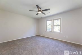 Columbus house for rent - A floor plan for a home with three bedrooms and two bathrooms.