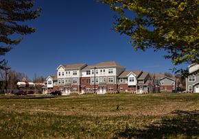 Ewing apartment for rent - a row of town houses overlooking a field