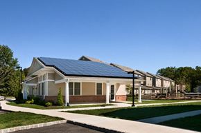 Glassboro apartment for rent - a house with solar panels on the roof