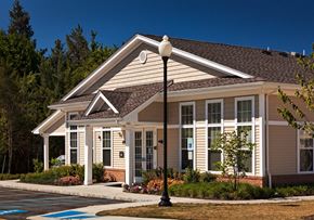 Toms River apartment for rent - a building with a street light in front of it