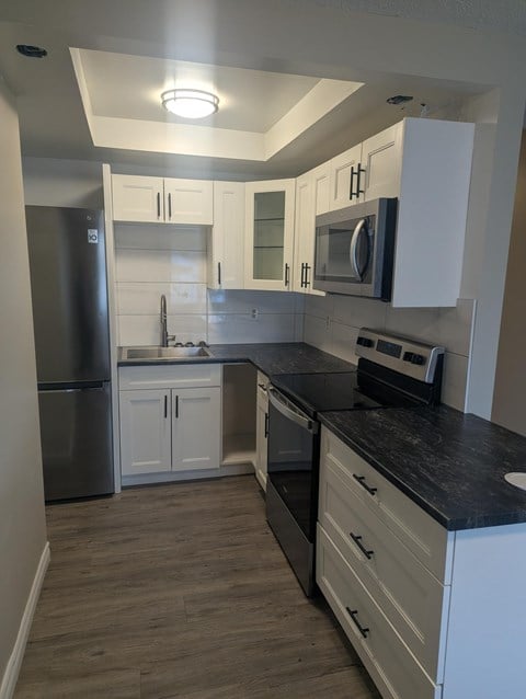 Floor plan for 2 beds, 1 bath
