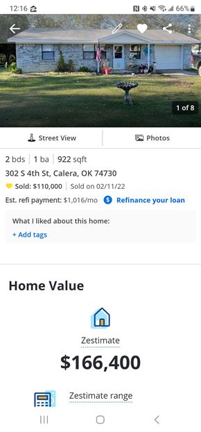 Calera house for rent - 302 South 4th Street