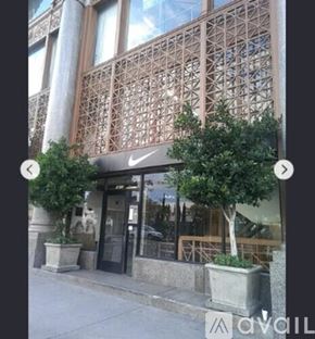 Los Angeles apartment for rent - A building with a Nike logo on the front.