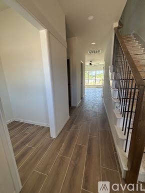 Poolville townhouse for rent - A detailed architectural floor plan of a multi-story building.
