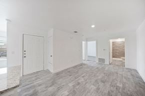 San Antonio apartment for rent - A spacious room with a marble countertop and grey flooring.