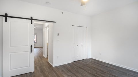Floor plan for 1 bed, 1 bath, 600 sqft
