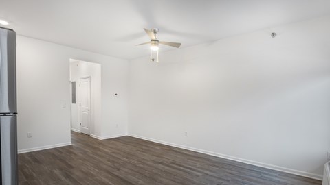 Floor plan for 1 bed, 1 bath, 600 sqft