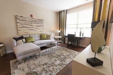 Cranford apartment for rent - a living room with a couch and a table
