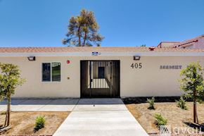 Las Vegas apartment for rent - The image shows a building with the number 405 and the name "Laguna" on it.