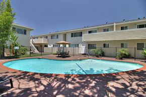 Palo Alto apartment for rent - our apartments have a large pool and a patio