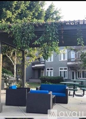 San Diego apartment for rent - A park with benches and trees.