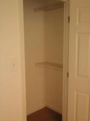 Raeford apartment for rent - A white door with a shelf in the middle.