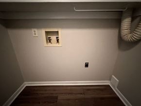 Winston Salem apartment for rent - A wall socket with two outlets and a switch.