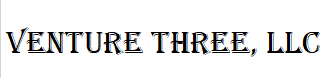 El Paso house for rent - The image shows the text "VENTURE THREE, LLC" in a stylized font.