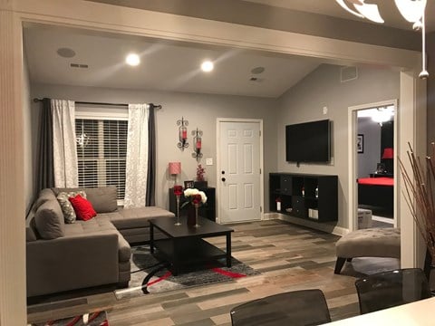 Floor plan for 3 beds, 2 baths, 1198 sqft