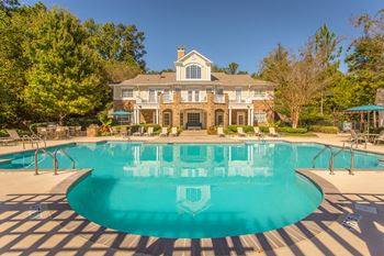 Saltwater swimming pool with expansive sundeck