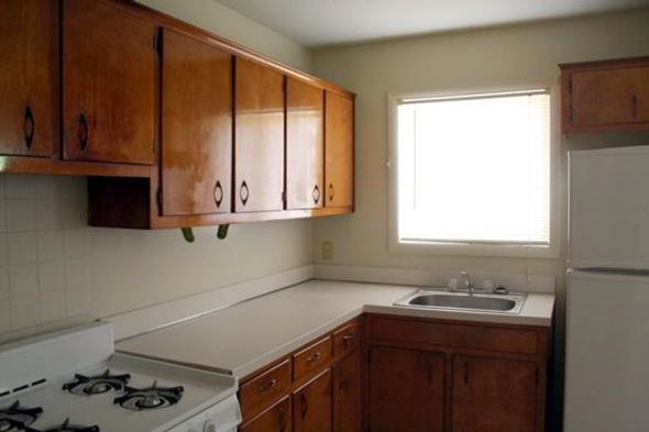 Newport News apartment for rent - a kitchen with a stove and a sink