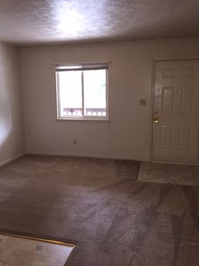 Newport News apartment for rent - an empty room with a door and a window
