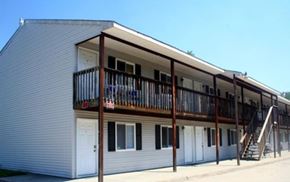 Newport News apartment for rent - a building with a balcony on the side of it