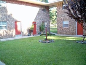 Morehead City apartment for rent - the front yard of a house with a lawn and a tree