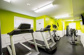 Laurel apartment for rent - a gym with treadmills and other exercise equipment