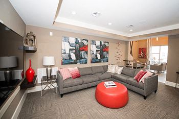 Clubroom with tv
