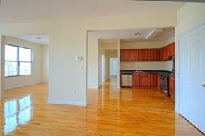 East Orange apartment for rent - Living room and kitchen