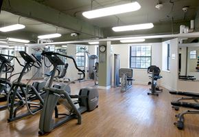 Washington apartment for rent - 24/7 Fitness center at The Chalfonte Apartments in the Adams Morgan neighborhood in NW, Washington, DC 20009