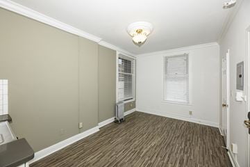 San Francisco apartment for rent - A room with a wooden floor and a white ceiling.