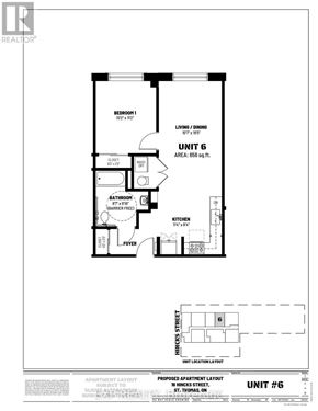St. Thomas multi-family for rent - A floor plan for apartment layout in St. Thomas.