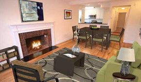 Cambridge apartment for rent - Langdon Square Living Room (55 Langdon)