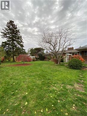 Stoney Creek house for rent - A grassy yard with a tree and a house in the background.