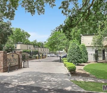 Baton Rouge apartment for rent - The image shows a gated entrance to a community named Dark Place Communities.