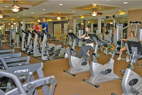 Haverstraw apartment for rent - a group of people working out in a gym