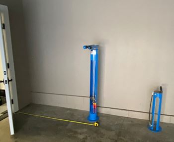 Outside bike room
