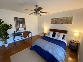 Palo Alto apartment for rent - staged bedroom