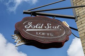 New Orleans apartment for rent - Gold Seal Lofts New Orleans Sign