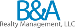 Washington apartment for rent - The image is a logo for B&A Realty Management, LLC.