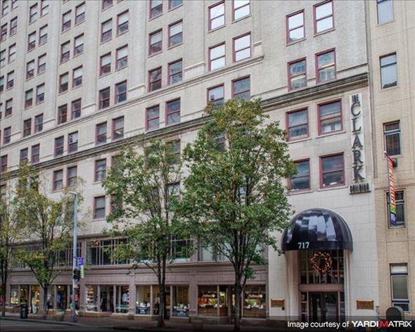 Pittsburgh apartment for rent - a large building on the side of a street