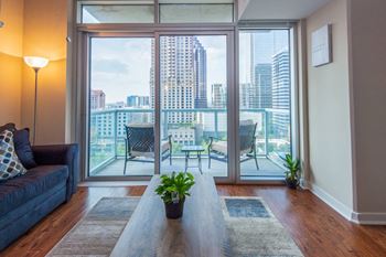 Spacious balconies on every home